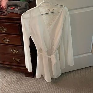 White romper size large